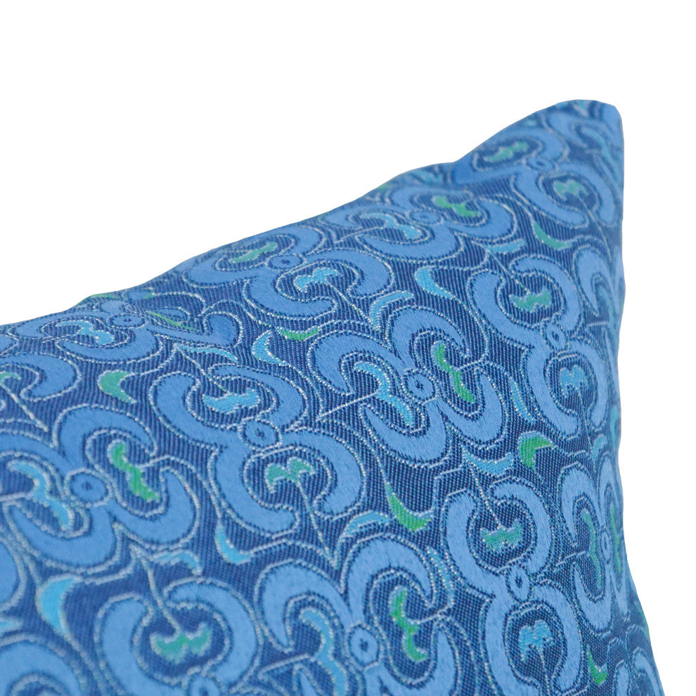 17" Jacquard Throw Pillows With Inserts, Set of 4, Mahlika Caspia