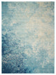 Nourison Passion 9' x 12' Navy Light Blue Modern Indoor Area Rug