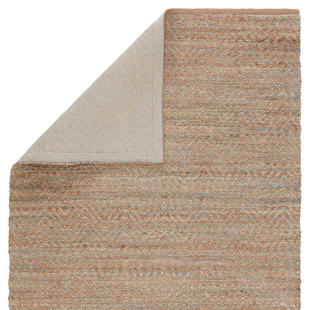 Jaipur Living Reap Natural Chevron Tan/Green Area Rug, 8'x10'