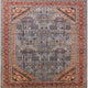 Ahgly Company Indoor Square Mid-Century Modern Area Rugs, 5' Square