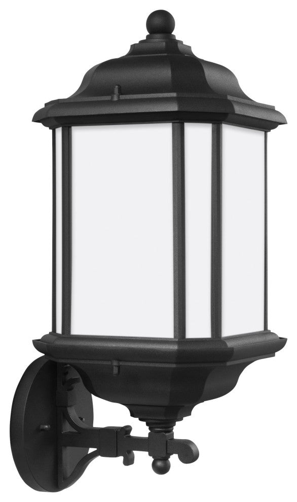 Kent 1-Light Outdoor Wall Lantern, Black