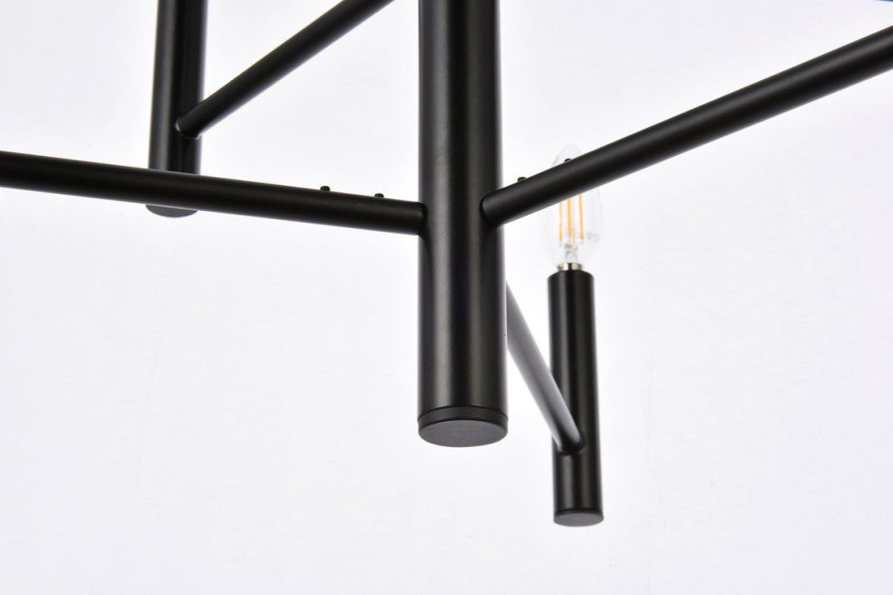 Caitlin 6-Light Pendant, Black