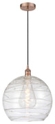 Innovations 616-1P-AC-G1213-14-LED 1-Light Pendant, Antique Copper