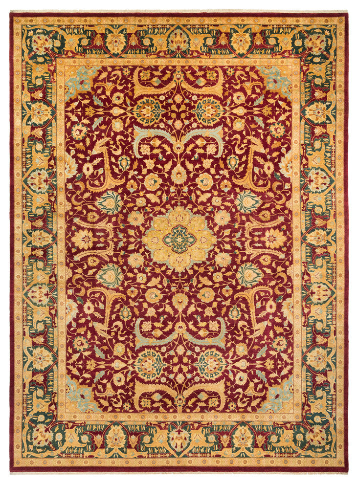 Mogul, One-of-a-Kind Hand-Knotted Area Rug Purple, 10'3"x13'10"