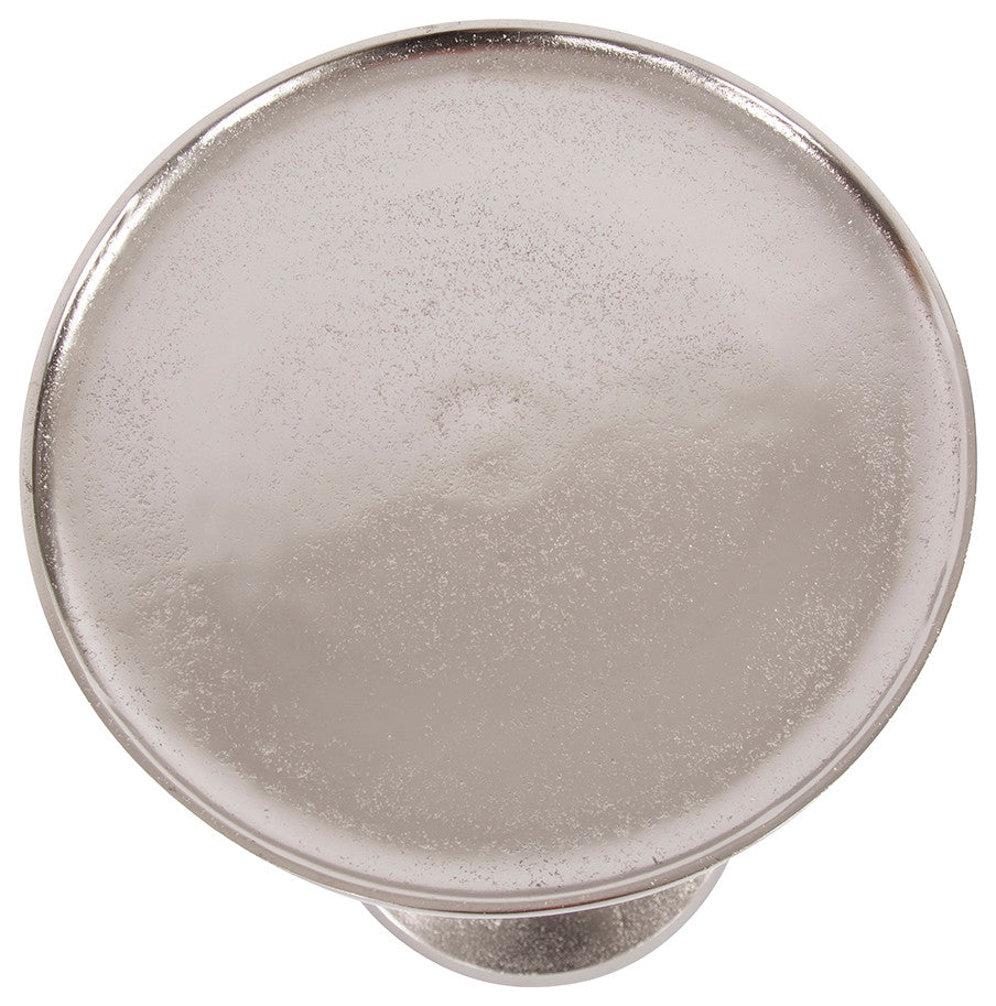 Candlestick Nickel Martini Table