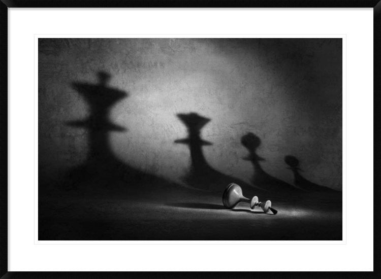 "Game Over" Framed Digital Print by Victoria Ivanova, 38"x28"