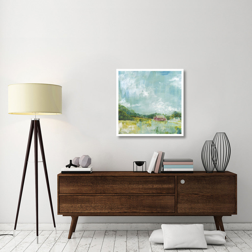 "Horizon Farm" Digital Paper Print by Sue Schlabach, 32"x32"