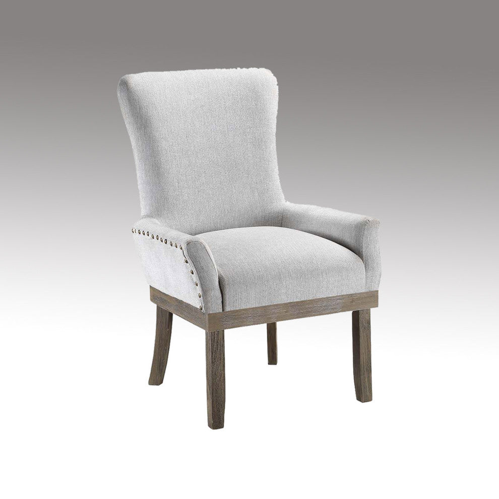 Acme Landon Arm Chair 1PC Gray Linen