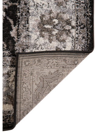 Alessana Cheally Black Bordered Area Rug, 7'9"x9'9"