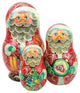 3N Santa-Lamplighter Nested Doll, Set