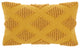 Mina Victory GC103 Throw Pillow, Yellow, 12"X20"
