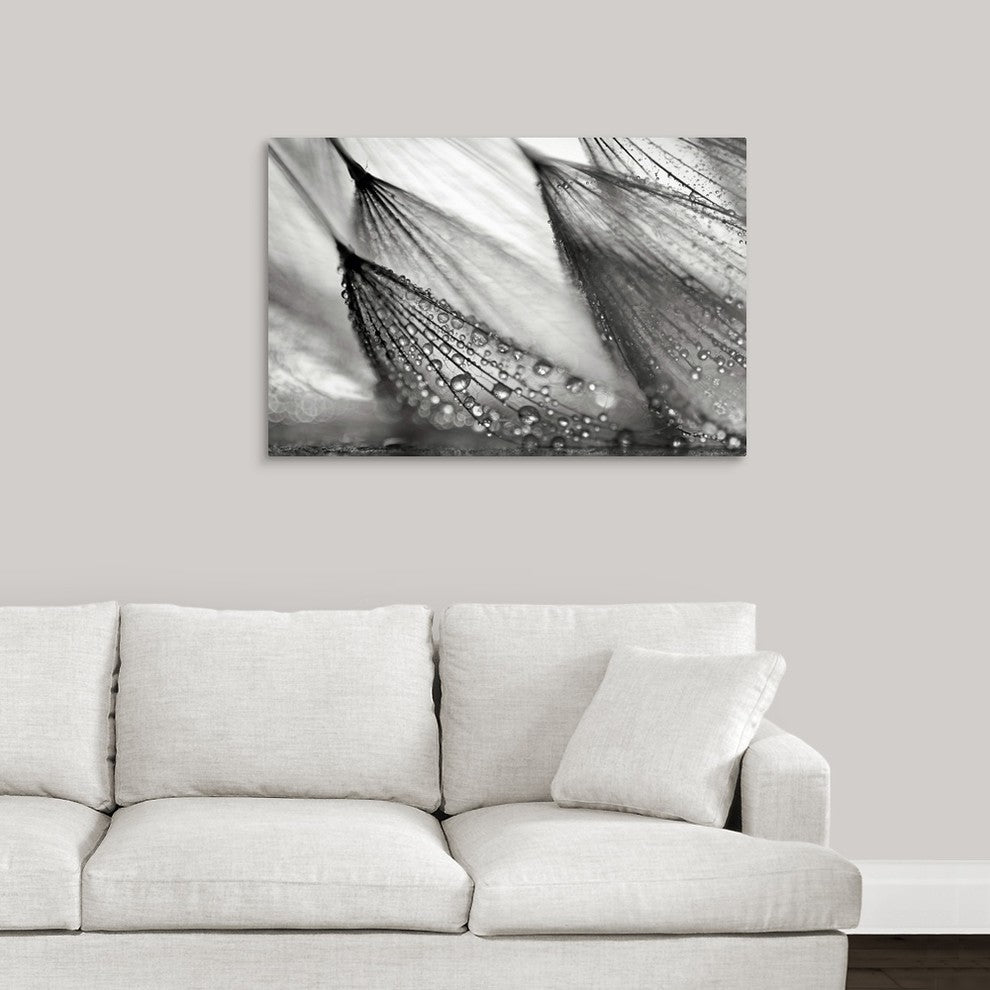"Sweeping In the Rain " Wrapped Canvas Art Print, 36"x24"x1.5"