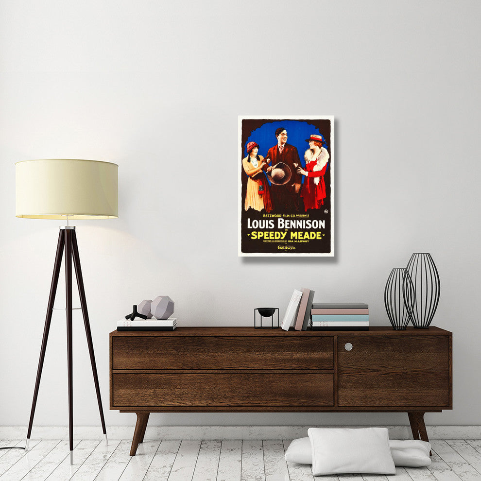 "Speedy Meade" Stretched Canvas Giclee by Hollywood Photo Archive, 24x36"