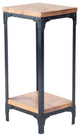 Butler Grimsley Iron and Wood Pedestal Stand