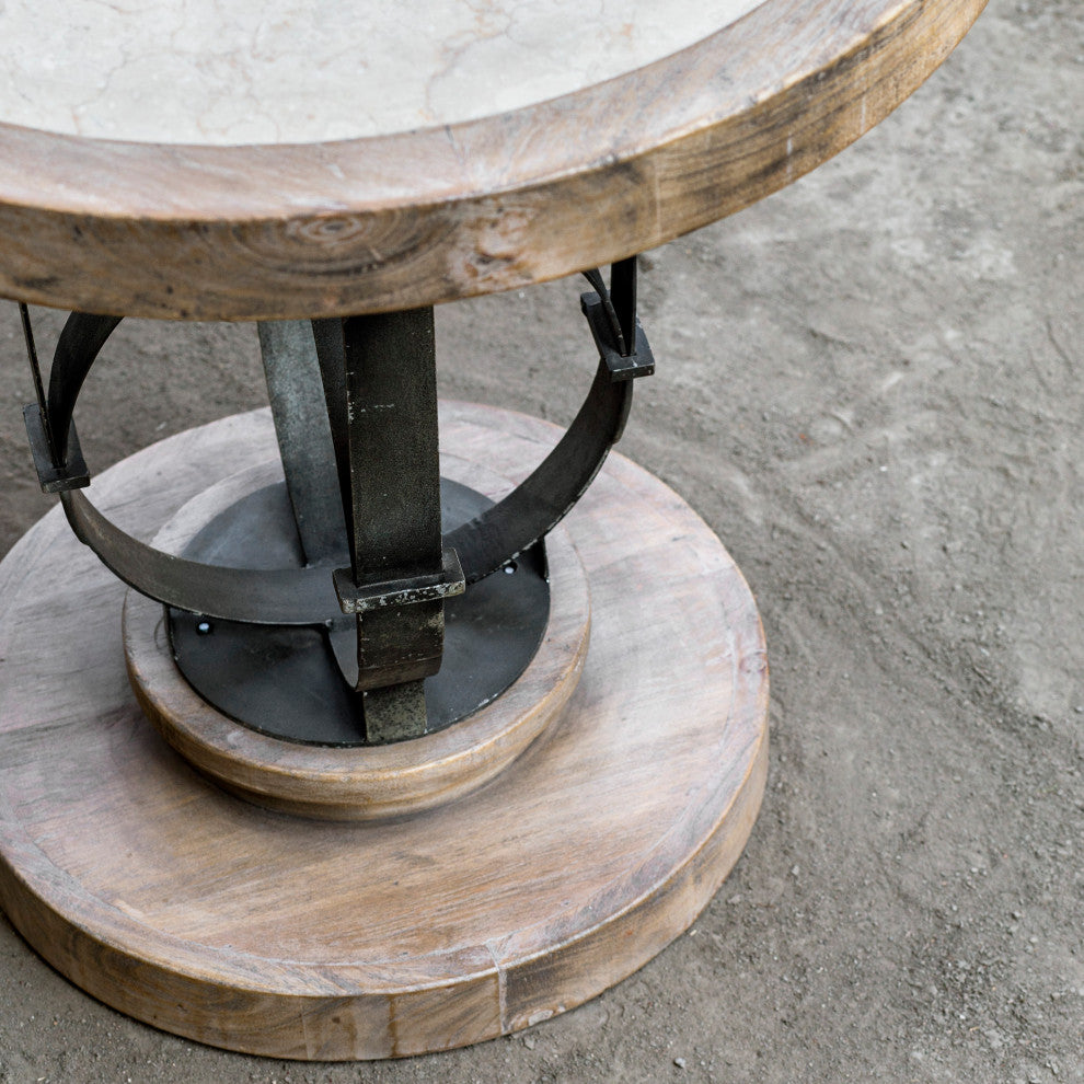 Uttermost Sydney-Light Oak Accent Table