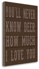 "Deer Love" By Tamara Robinson,Ready to Hang Giclee Print on Gallery Wrap Canvas