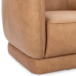 Rinner Leather Accent Chair
