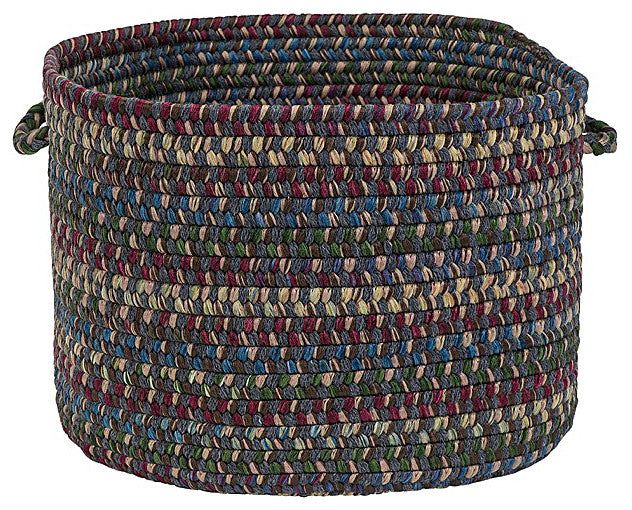 Colonial Mills Basket Midnight Charcoal Round