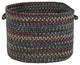 Colonial Mills Basket Midnight Charcoal Round