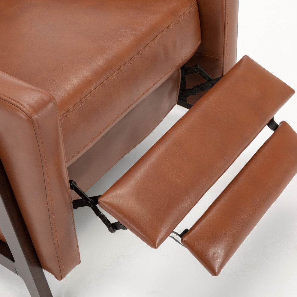 Maxton Push Back Recliner, Caramel