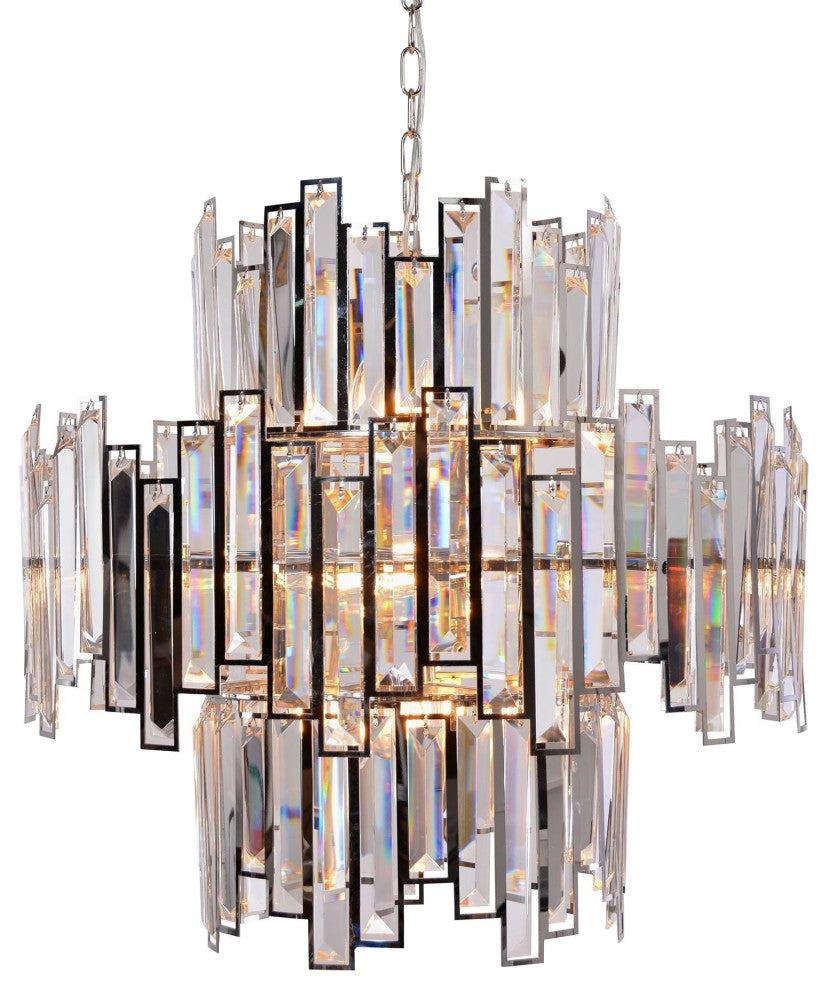 Abstract Crystal Chandelier