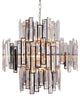 Abstract Crystal Chandelier