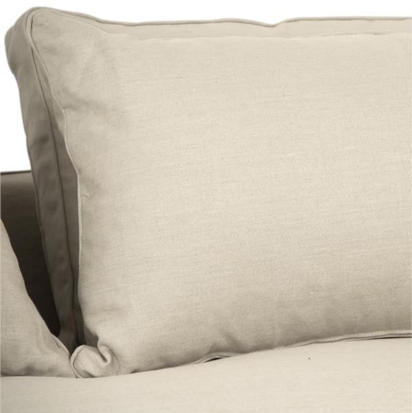 Cream Lalaine Sofa in Traditional Style