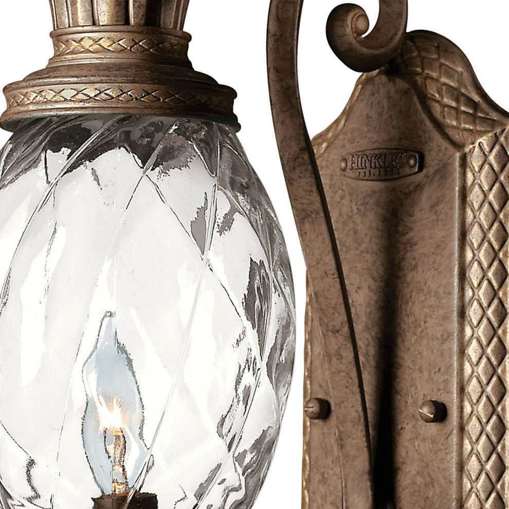 Hinkley Plantation Medium Single Light Sconce, Pearl Bronze
