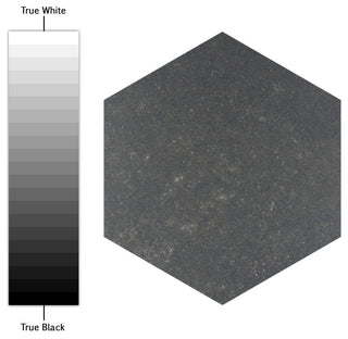 Traffic Hex Dark Grey Porcelain Floor and Wall Tile