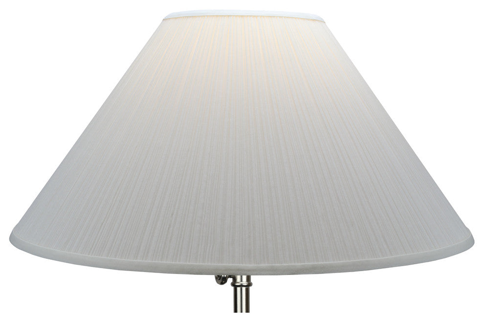 Fenchel Shades, 8"x24"x14" Spider Attachment Empire Lamp Shade, Pleated Mushroom