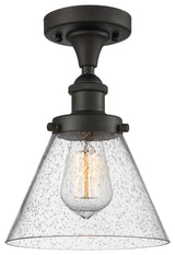 INNOVATIONS LIGHTING 916-1C-OB-G44 Large Cone 1 Light Semi-Flush Mount