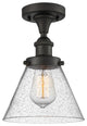 INNOVATIONS LIGHTING 916-1C-OB-G44 Large Cone 1 Light Semi-Flush Mount