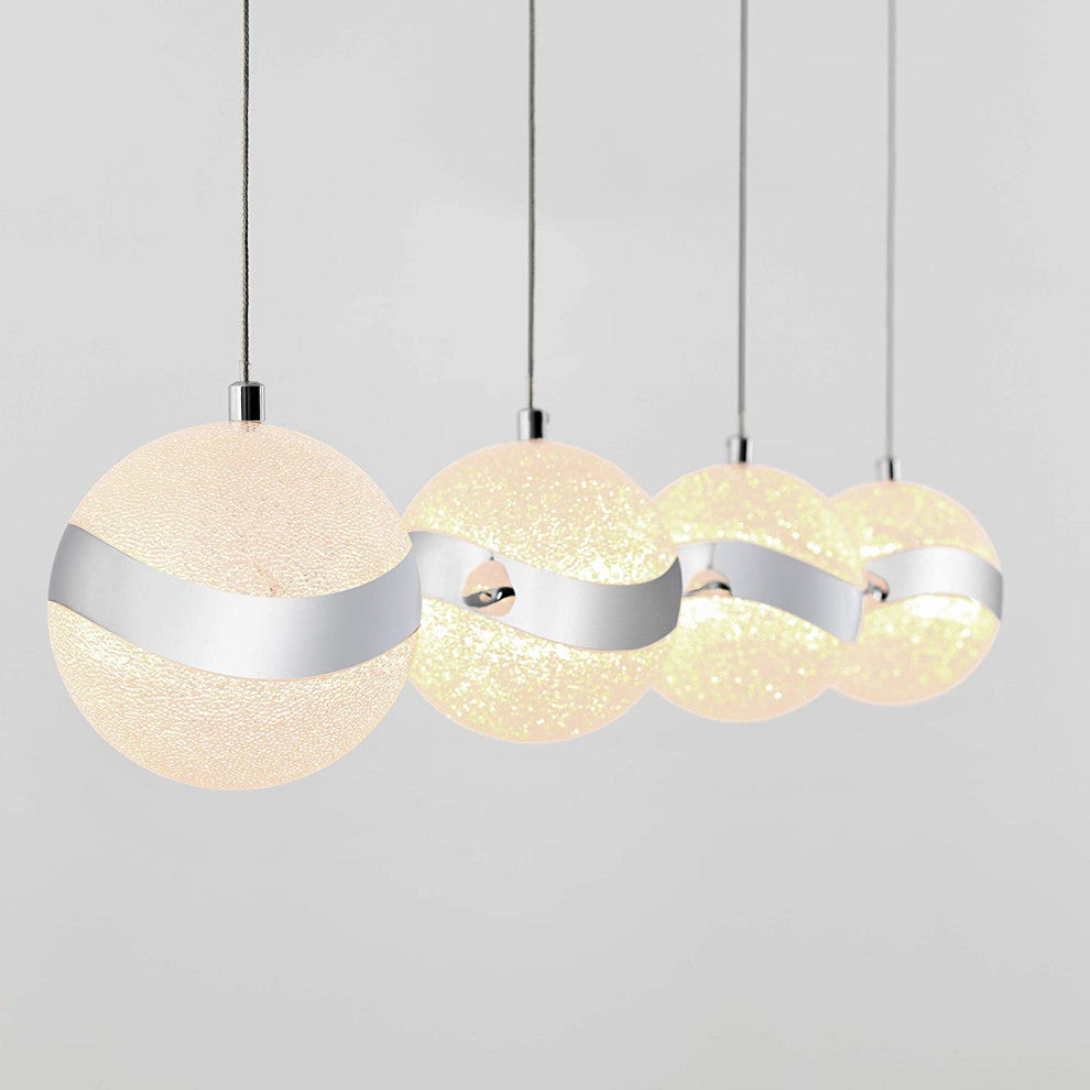 Artika Wavey 4-Light Pendant Light Fixture