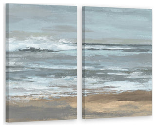 Dark Shore Diptych, 48"x36"