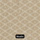 Diamond Pattern 3/8 Thick Indoor Area Rug Carpet, Muslin, 6x6