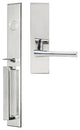 Champagne Lever, Mortise Dummy Handleset, Left Hand, Polished Stainless Steel