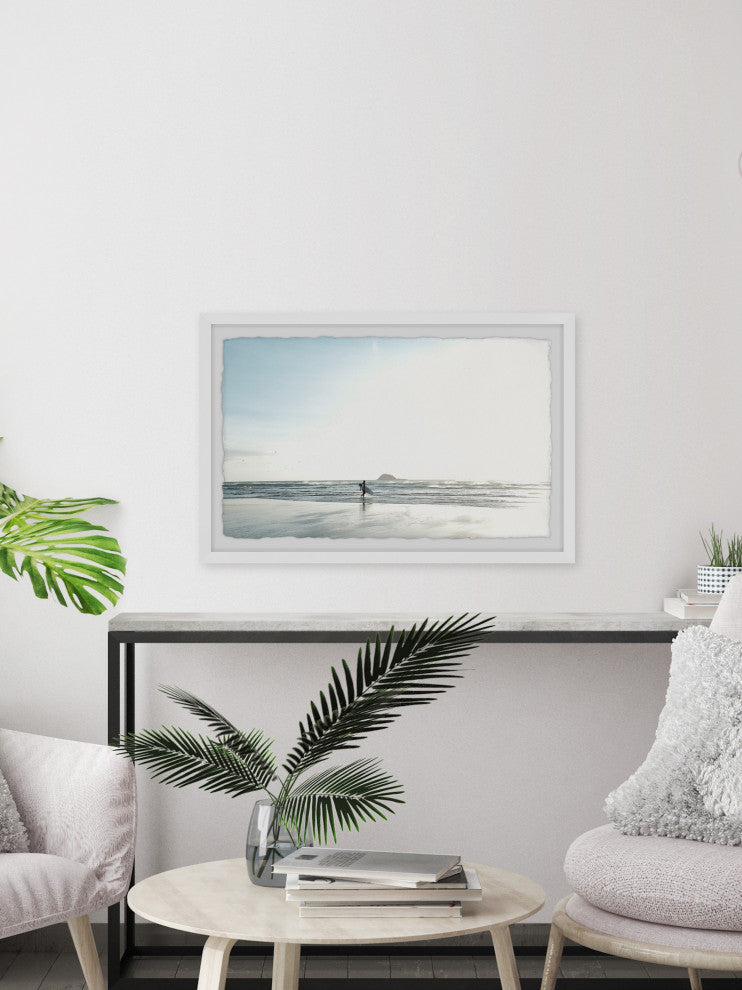 "Early Morning Surf" Framed Painting Print, 45x30