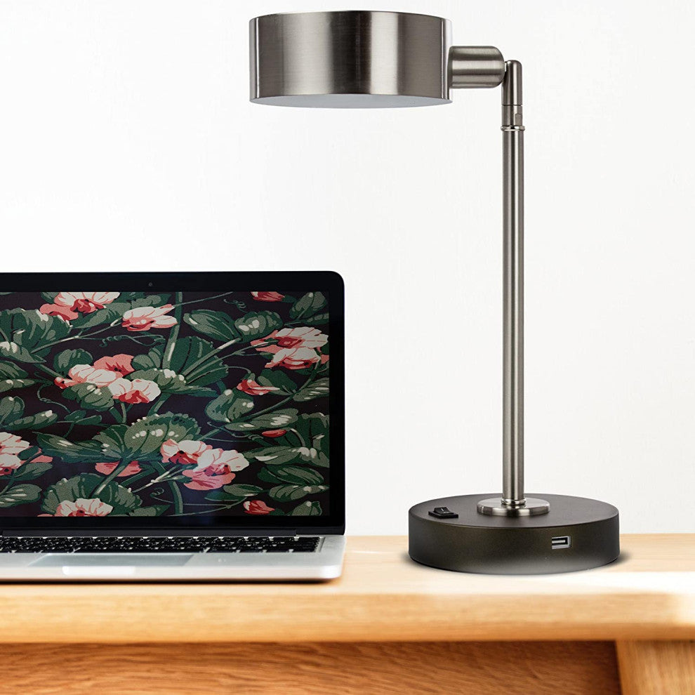 SINTECHNO S-3838SN Pivot Swivel  Desk Lamp with USB Port