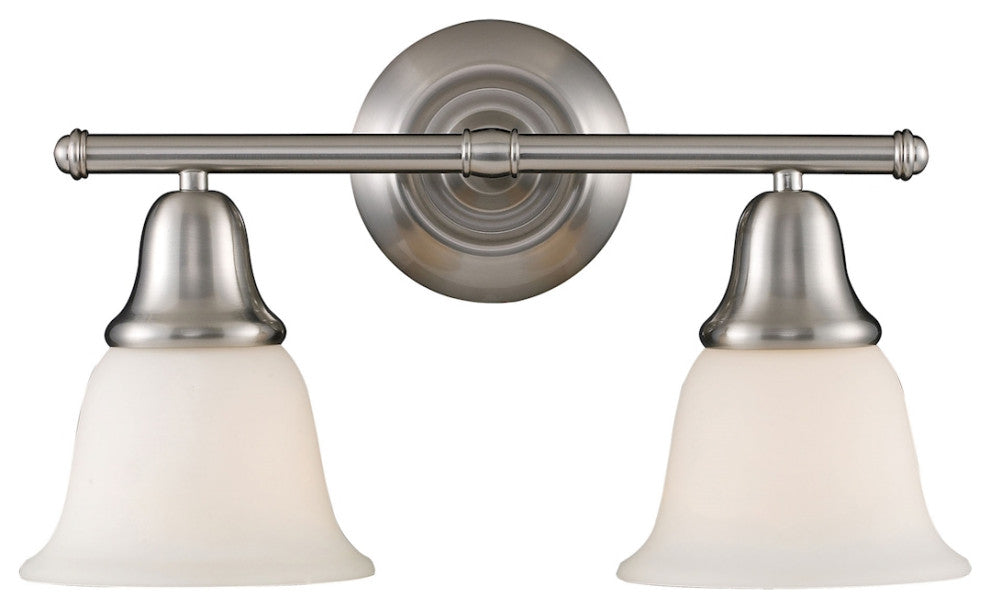 Elk Lighting 670212 Two Light Vanity Lamp Berwick Brushed Nickel
