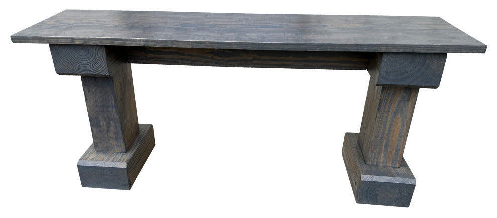 Driftwood Grey Wyoming Bench, 30 Inches