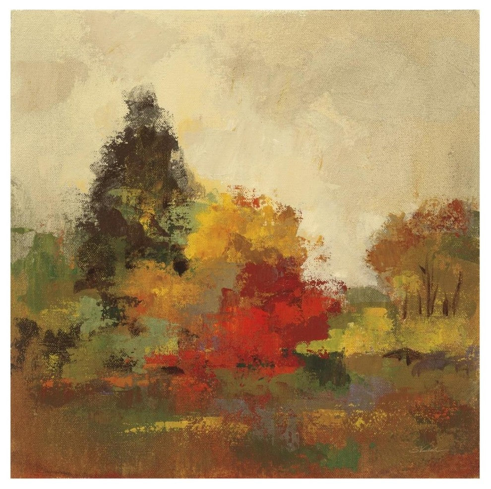 "Fall Forest I" Digital Paper Print by Silvia Vassileva, 42"x42"