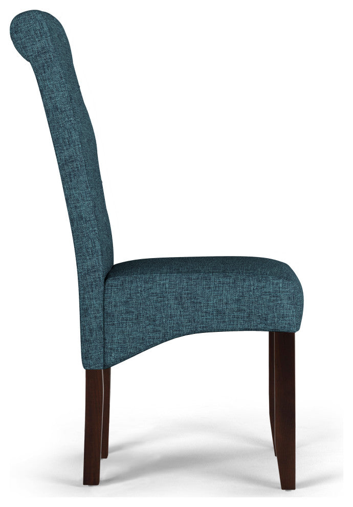 Cosmopolitan Solid Hardwood 9 Piece Dining Set, Denim Blue