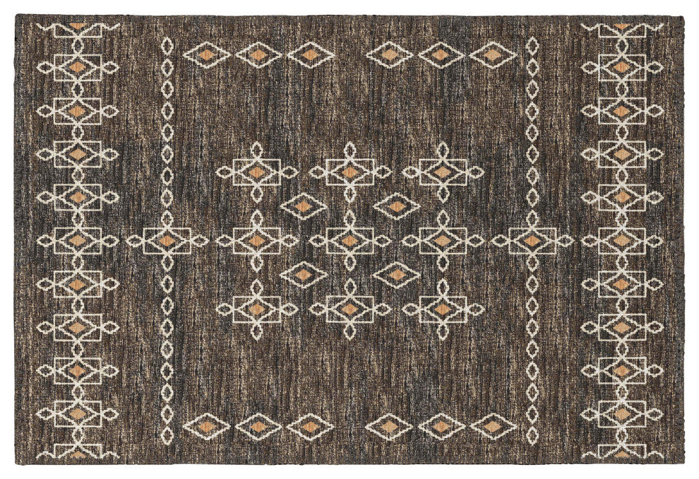 Indoor/Outdoor Sedona SN3 Fudge Machine Washable 1'8" x 2'6" Rug