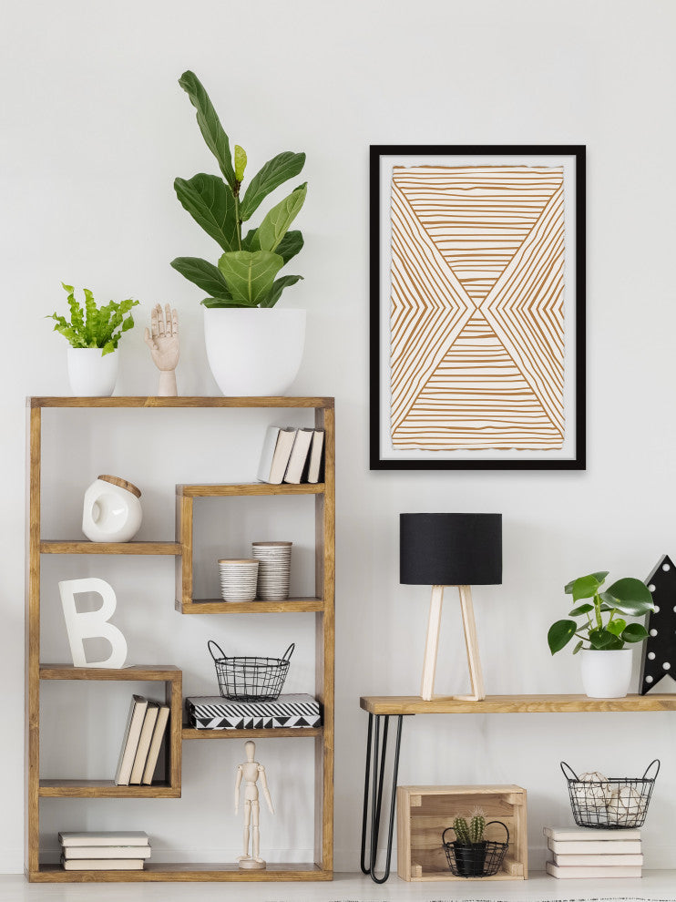 "Above the Roof" Framed Painting Print, 16x24