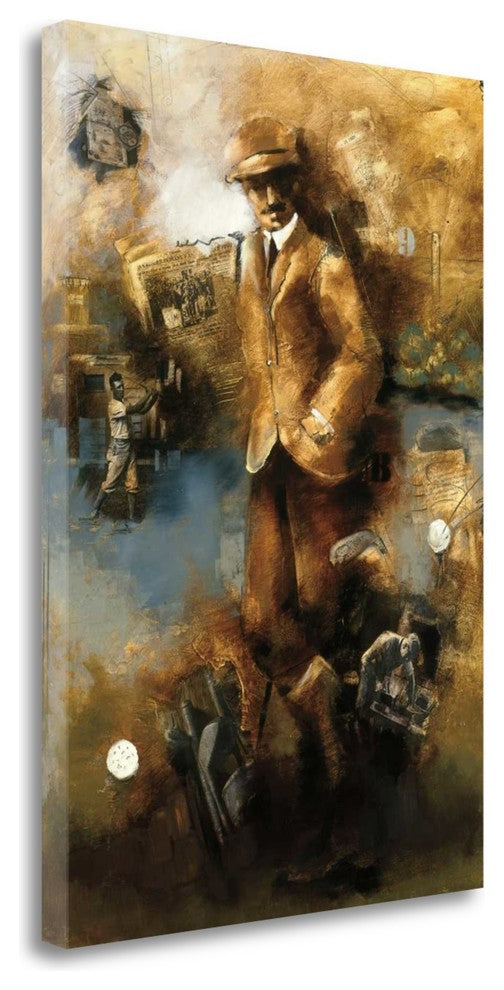 "At The Club" By Roya Azim, Giclee Print on Gallery Wrap Canvas, Ready to Hang