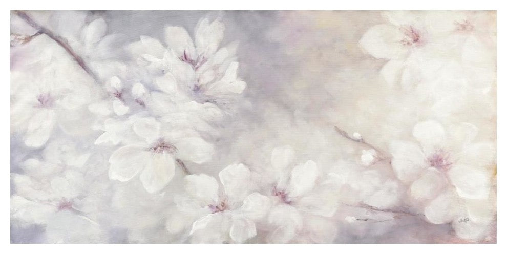 "Cherry Blossoms" Digital Paper Print by Julia Purinton, 26"x14"