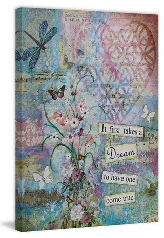 "First Dream" Painting Print on Wrapped Canvas, 16"x24"