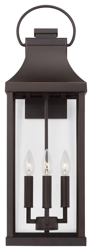 Capital Lighting 946441 Bradford 4 Light 27" Tall Outdoor Wall - Oiled Bronze