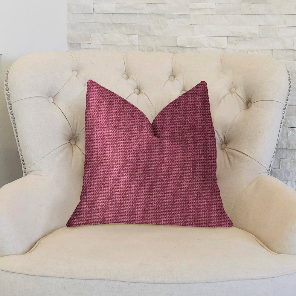 Plumptious Purple Luxury Throw Pillow, 24"x24"