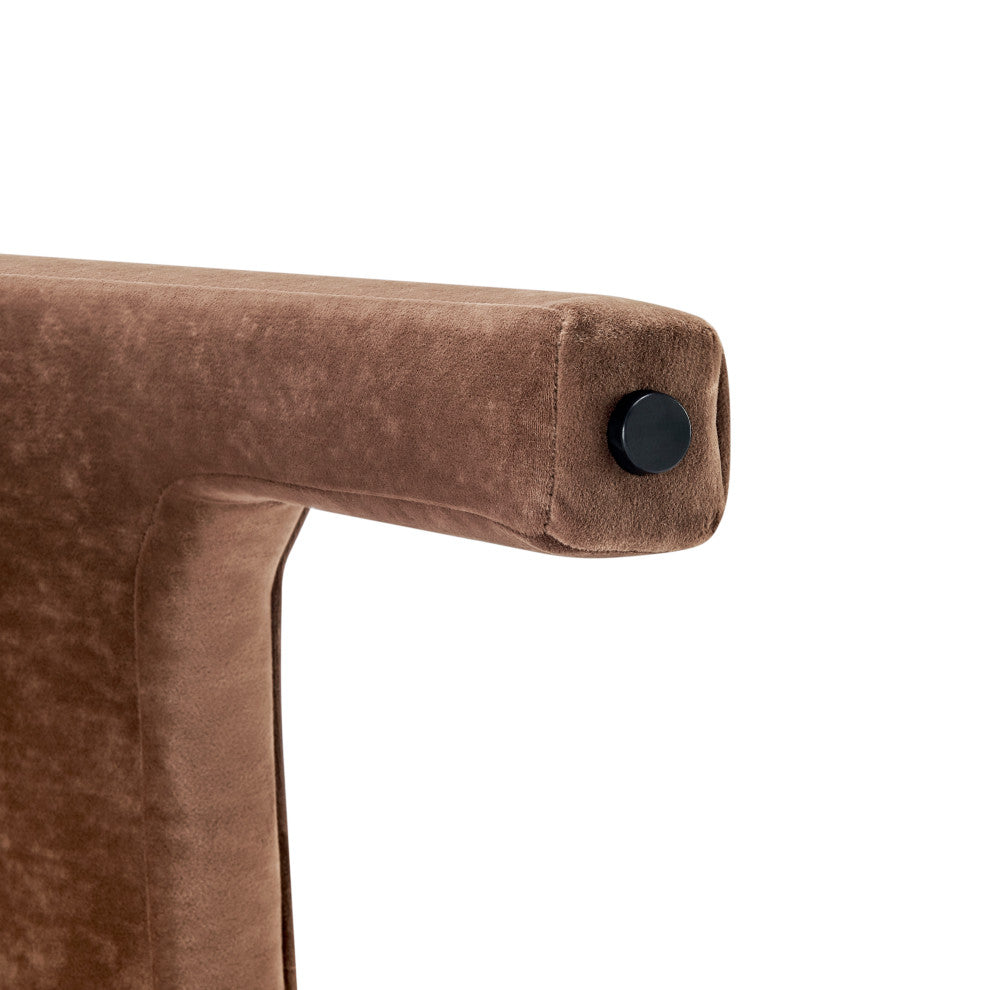 Josie Dining Side Chair, Set of 2, Dainty Dark Brown
